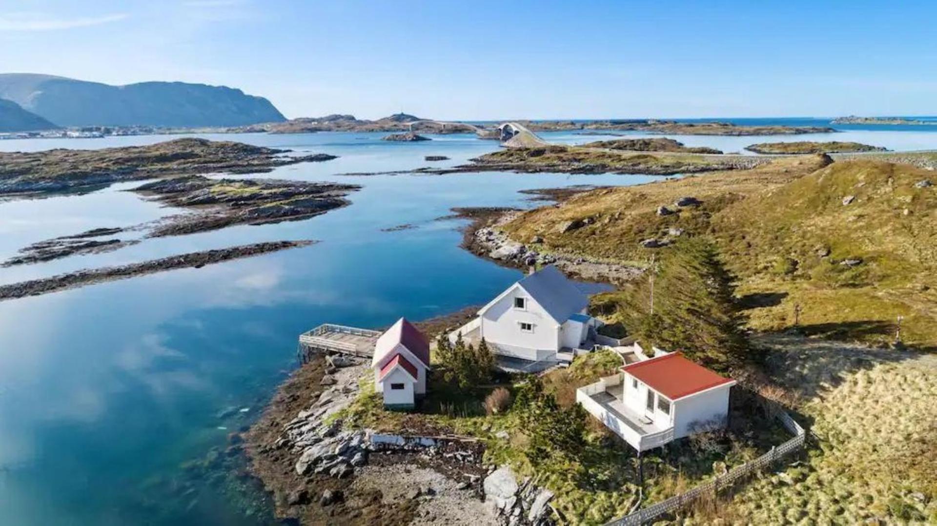 Panoramic Seaview Cabin For Two Persons By The Sea Hovdan Extérieur photo